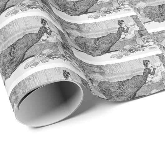 ギブソン読ガールの本 ラッピングペーパー (ロールコーナー)