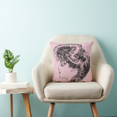 ギブソン・ガールのプロフィール、1903年 クッション (椅子)