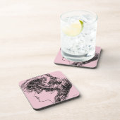 ギブソン・ガールのプロフィール、1903年 コースター (右側)