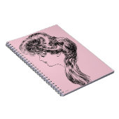 ギブソン・ガールのプロフィール、1903年 ノートブック (右側)