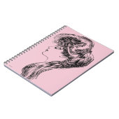 ギブソン・ガールのプロフィール、1903年 ノートブック (左側)