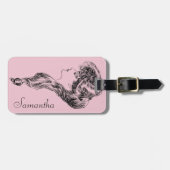 ギブソン・ガールのプロフィール、1903年 ラゲッジタグ (正面横)