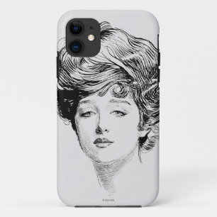 ギブソン・ガールのポートレート、1900年 iPhone 11 ケース