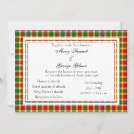 ギブソン スコットランド 結婚式 招待状