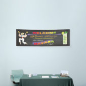 ギブソンDunnハバナの旗の紫色 横断幕 (トレードショー)