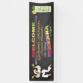 ギブソンDunnハバナの旗の紫色 横断幕 (縦)