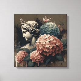 ギプサムクラシック像のシーン キャンバスプリント