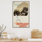 ギプスランド楽しむ湖 ポスター (キッチン)