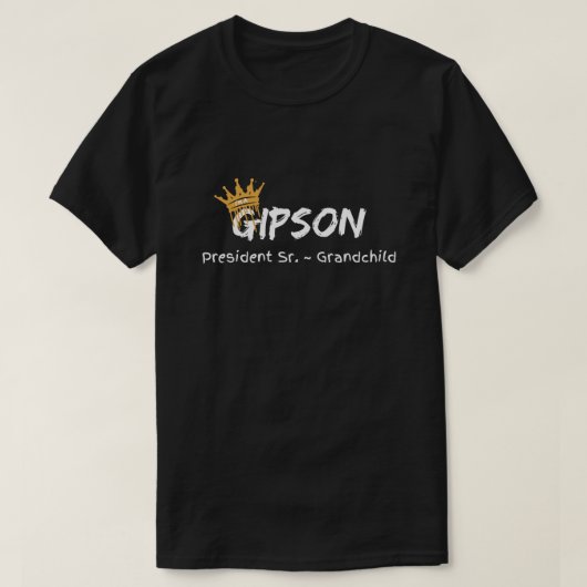 ギプソン・プリスSr.孫 Tシャツ (デザイン正面)