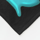 ギムナストバックハンドスプリングステップアウトティール（緑がかった色） フリースブランケット (角)