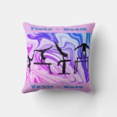 ギムナストフロアビームヴォールトバーカスタムパープルブルー クッション (裏面)