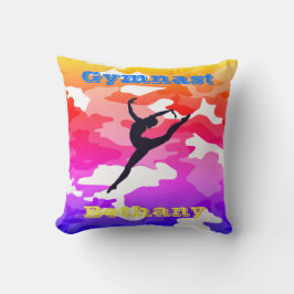 ギムナストフロアビームヴォールトバーレインボーカモフラージュ クッション