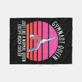 ギムナスト・クイーン フリースブランケット (正面(横))