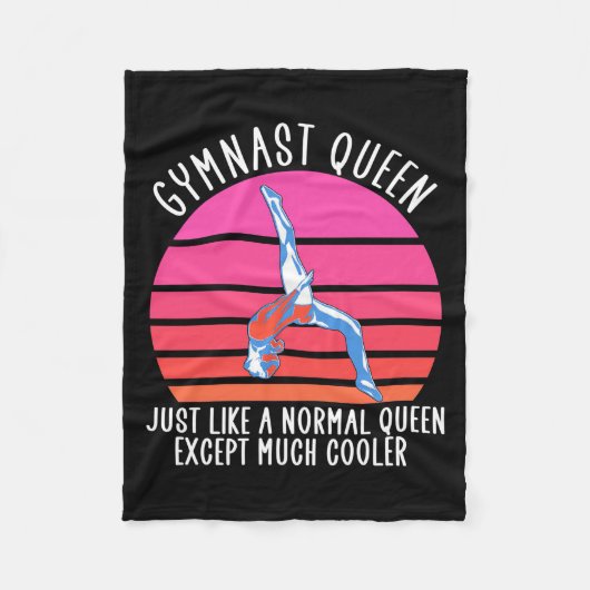 ギムナスト・クイーン フリースブランケット (正面)