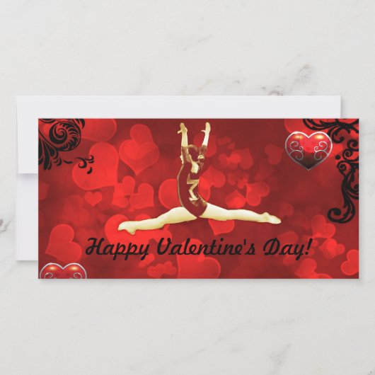 ギムナスト・バレンタインの写真カード シーズンカード (正面)