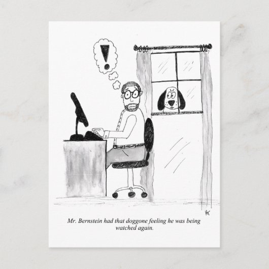 ギャグ漫画はがき ポストカード (正面)