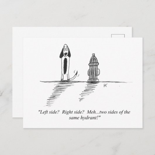 ギャグ漫画はがき ポストカード (正面/裏面)