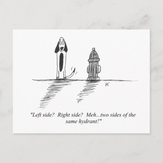 ギャグ漫画はがき ポストカード (正面)