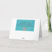 ギャザリングシーカモメの鳥が集まる誕生日 カード (裏面)