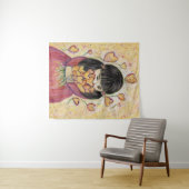 ギャザリングラブハートアートタペストリーつるウォール タペストリー (インサイチュ(横))