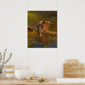 ギャザリングリリー – イーストマンジョンソンファインアートポスター ポスター (キッチン)