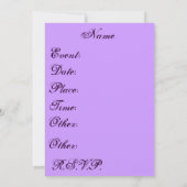 ギャザリング_招待状 招待状 (裏面)