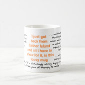 ギャザーの島の"みじめな"マグ コーヒーマグカップ (中央)