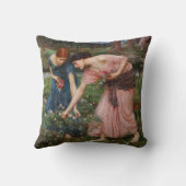 ギャザーイエローズブズプレラファエリ装飾用クッション クッション (裏面)