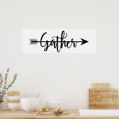 ギャザーホームデコールアートプリント ポスター (キッチン)