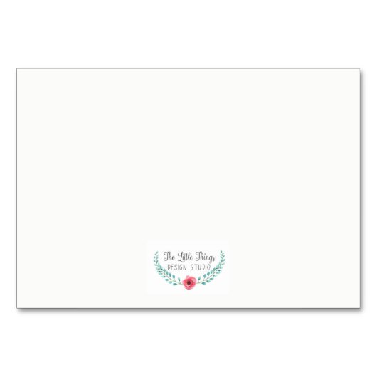 "ギャザー"の感謝祭のテーブルの座席表 テーブルナンバー (裏面)