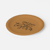 ギャザー・コンサクトギビング・プレートズ・ナプキンズ ペーパープレート (アングル)