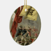 ギャズデン旗 アメリカ独立戦争 バンカーヒル セラミックオーナメント (右)