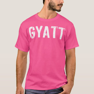 ギャットシャおもしろいツギャットヒップホップソーシャルメディアGyat Tシャツ