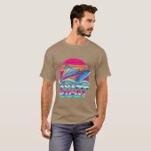 ギャット+ヨット+おもしろ+レトロ+友達 Tシャツ (正面フル)