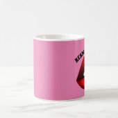 ギャップのある歯の少女 コーヒーマグカップ (中央)