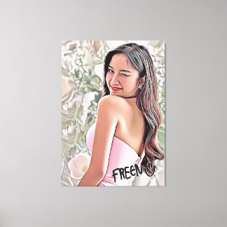 ギャップのエピソード12からフリーン・サロチャのウィンク キャンバスプリント