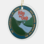 ギャップをハイキングして下さい セラミックオーナメント (左)