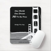 ギャップを繋いで下さい マウスパッド (マウス)