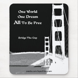 ギャップを繋いで下さい マウスパッド