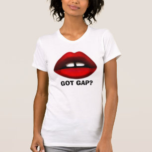 ギャップ歯の女の子ギ得ャップ?Tシャツ Tシャツ