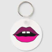 ギャップ歯ガールキーチェーン キーホルダー (裏面)