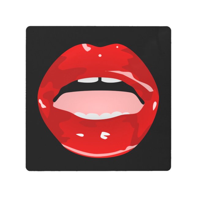 ギャップ歯紅口金製壁材 メタルプリント (正面)