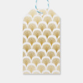 ギャツビーありがとうラベル1920年代のラベルアールデコ結婚ズ ギフトタグ (裏面)