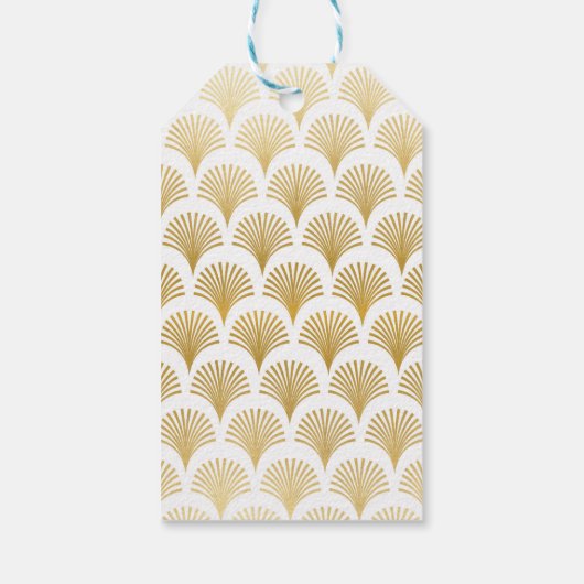 ギャツビーありがとうラベル1920年代のラベルアールデコ結婚ズ ギフトタグ (裏面)