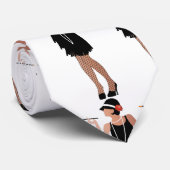 ギャツビーの女性,準備ができてパーティー,アートデコスタイル,ヴィンテージ ネクタイ (ロール)