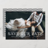 ギャツビーアールデコレタリングオーバーレイ写真 セーブザデート (正面/裏面)