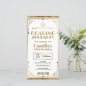 ギャツビーアールデコロアリング20sチケット招待状 シーズンカード (スタンド正面)