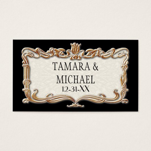 ギャツビーアールデコ新しいレースフェイク金ゴールドチューリップ (正面)