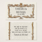 ギャツビーアールデコ新しいレースフェイク金ゴールドチューリップ (正面&裏面)