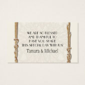 ギャツビーアールデコ新しいレースフェイク金ゴールドチューリップ (裏面)